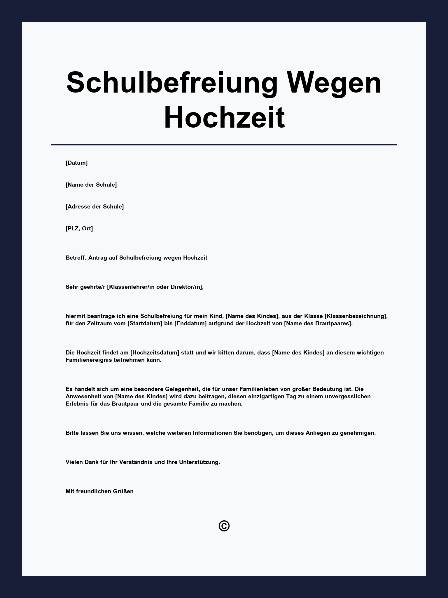 Schulbefreiung Wegen Hochzeit